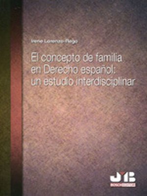cover image of El concepto de familia en Derecho español